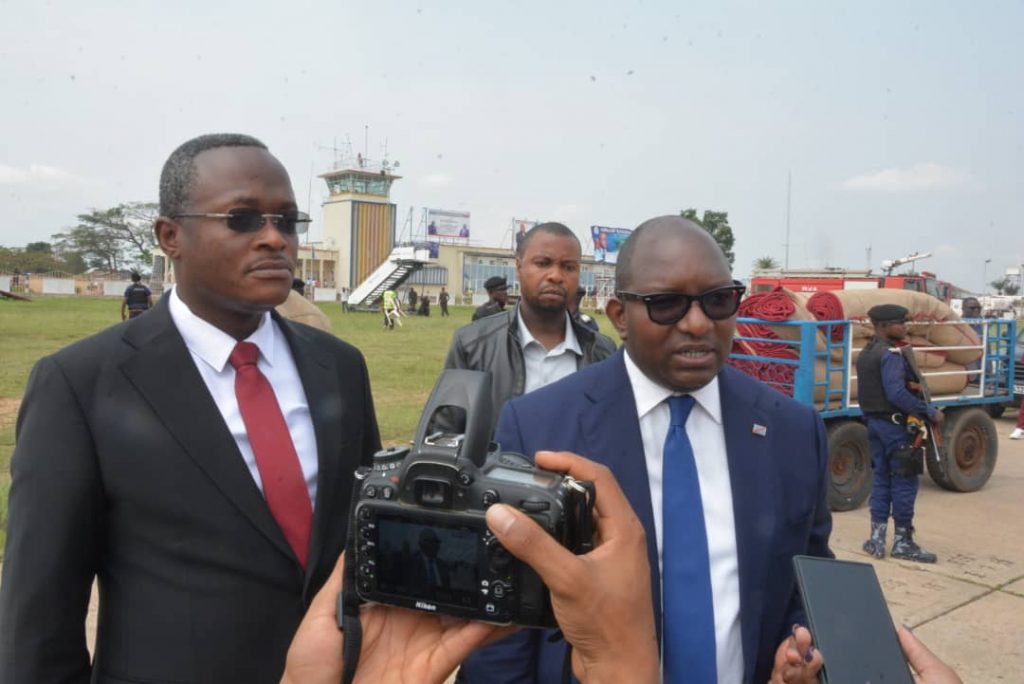 Kasaï central :Jean-Michel Sama Lukonde garantit l’accompagnement du Gouvernement aux  développement entrepris par l’exécutif provincial 